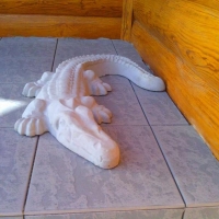 Садовая фигура "Крокодил"